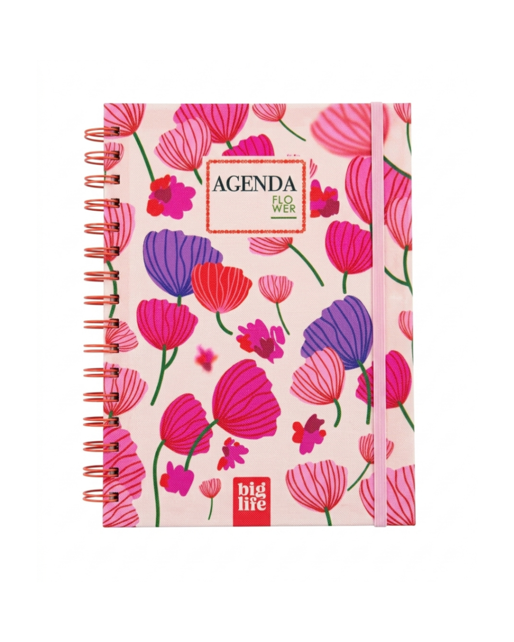 AGENDA N*6 DIARIA C/ESP.10x15 FLOWER BIG LIFE